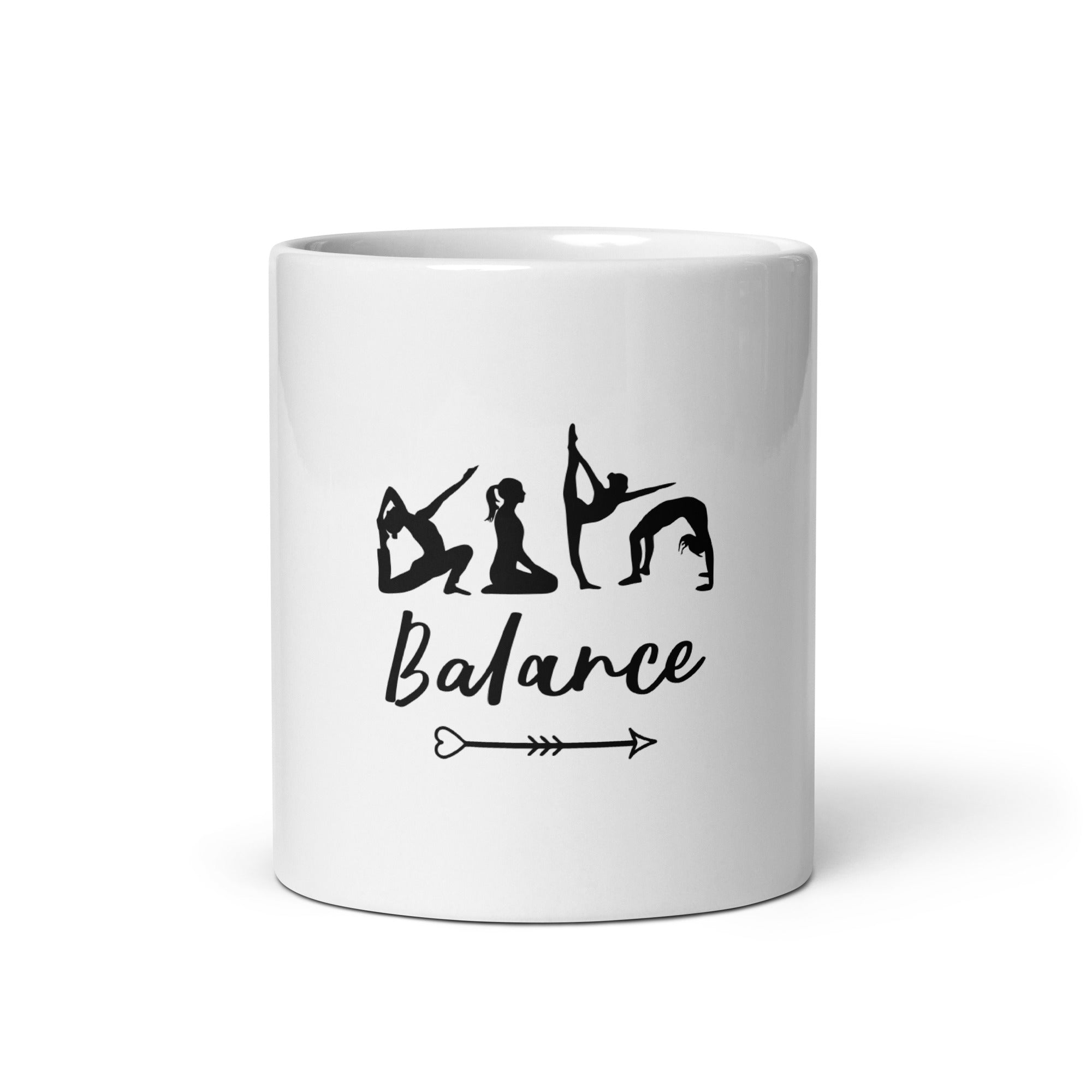 BALANCE - White glossy mug