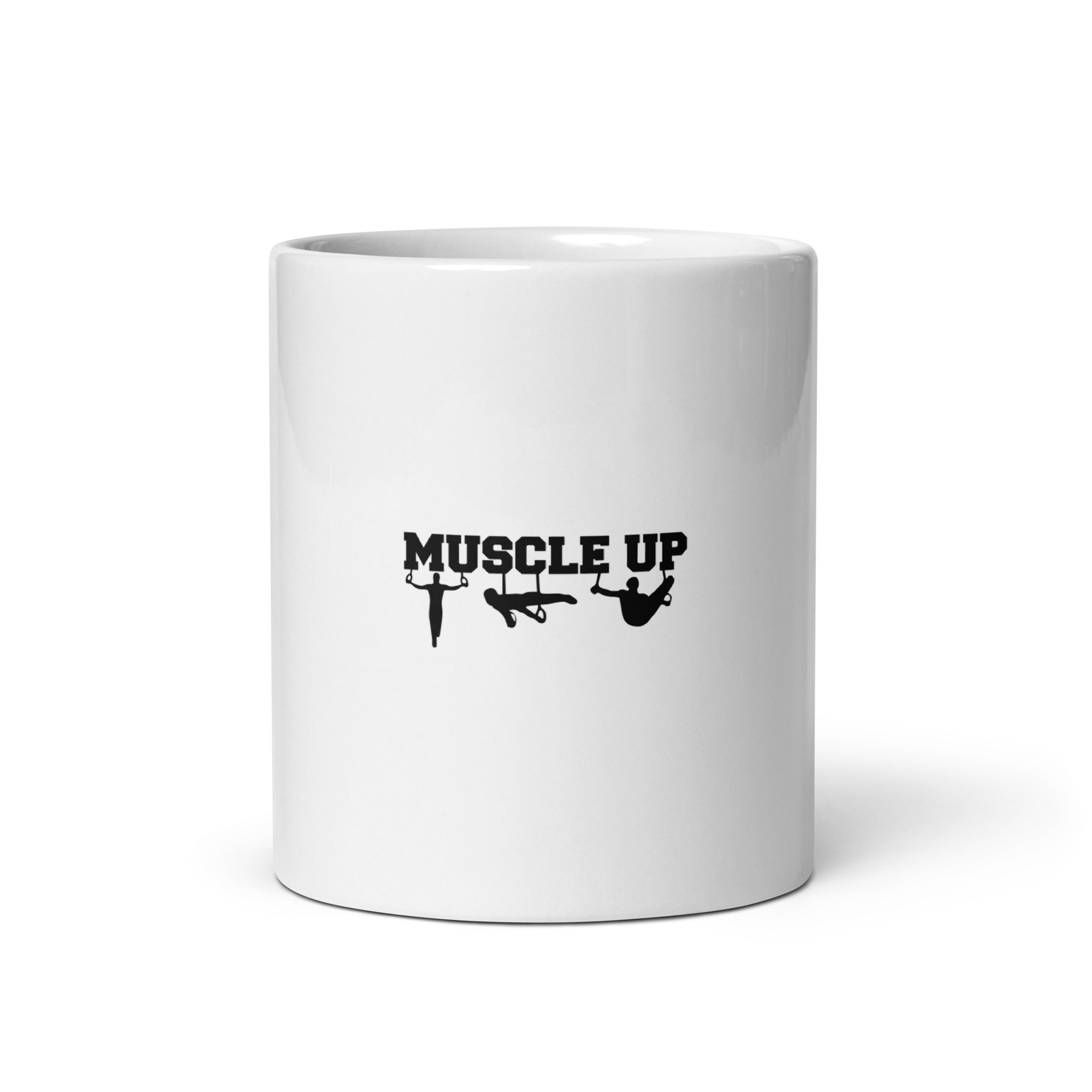 MUSCLE UP - White glossy mug