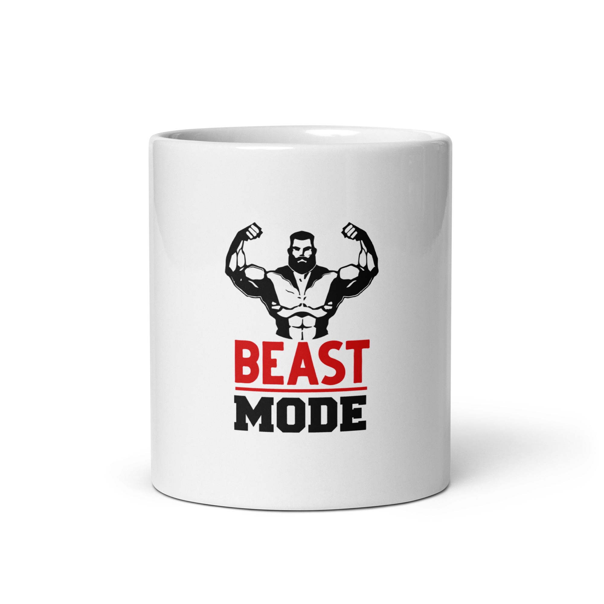 BEAST MODE - White glossy mug