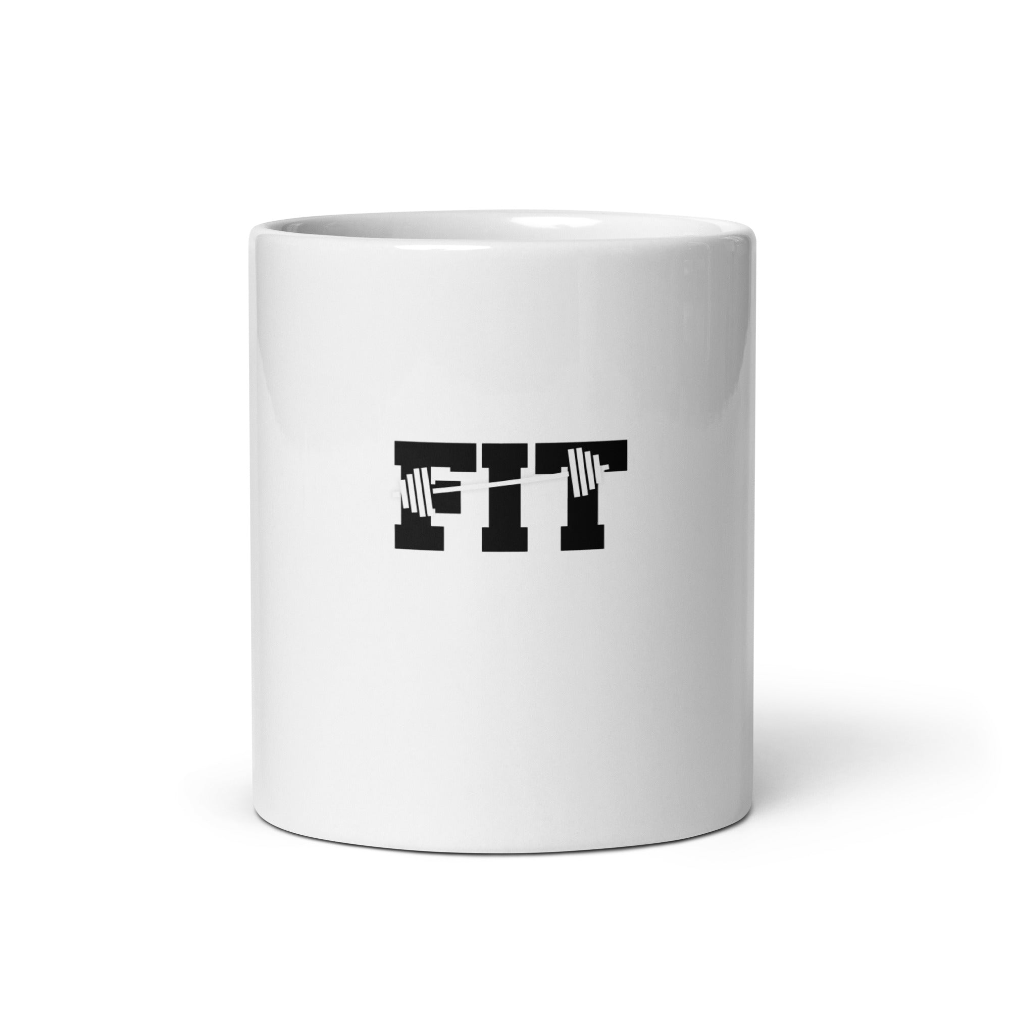 FIT - White glossy mug