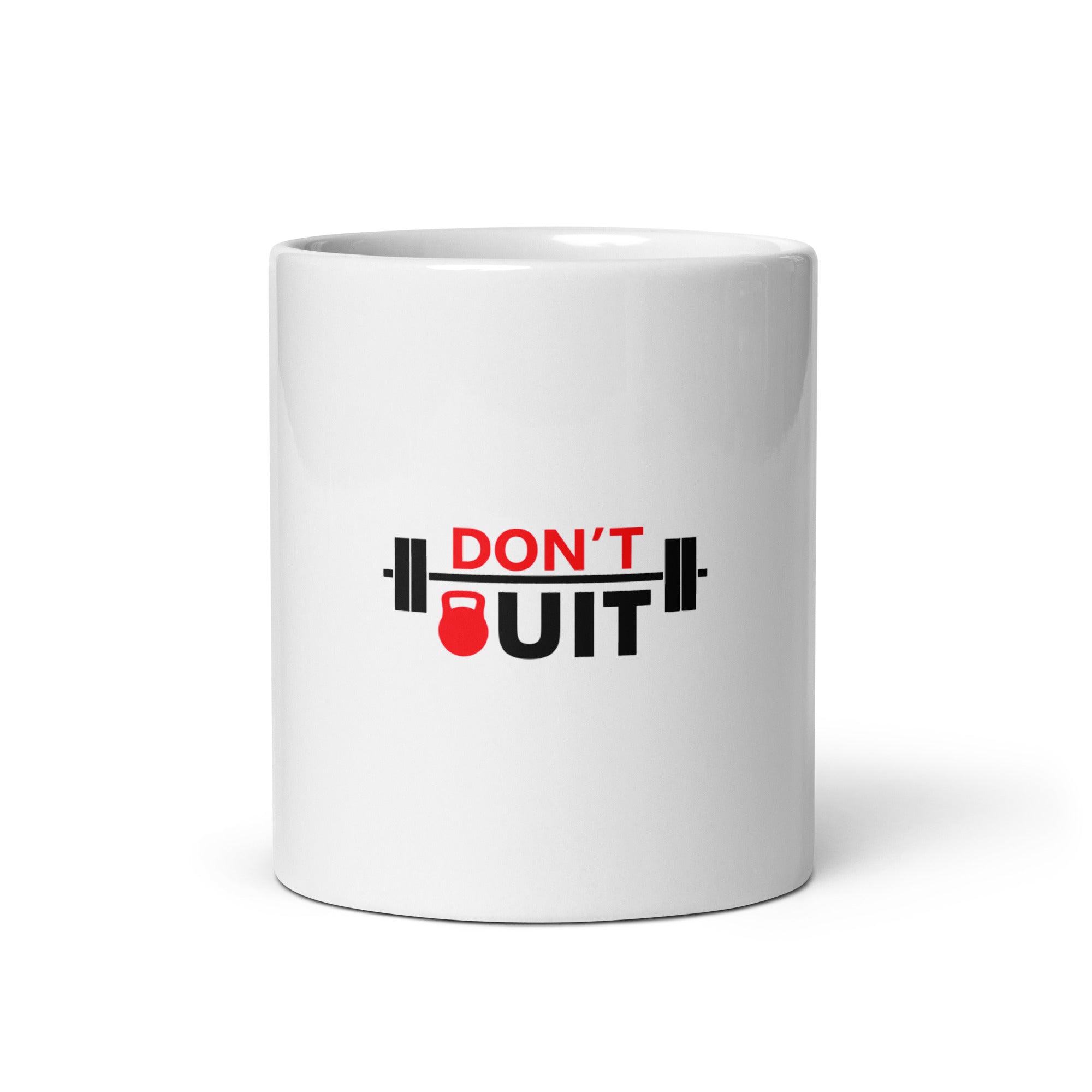 DON'T QUIT - White glossy mug