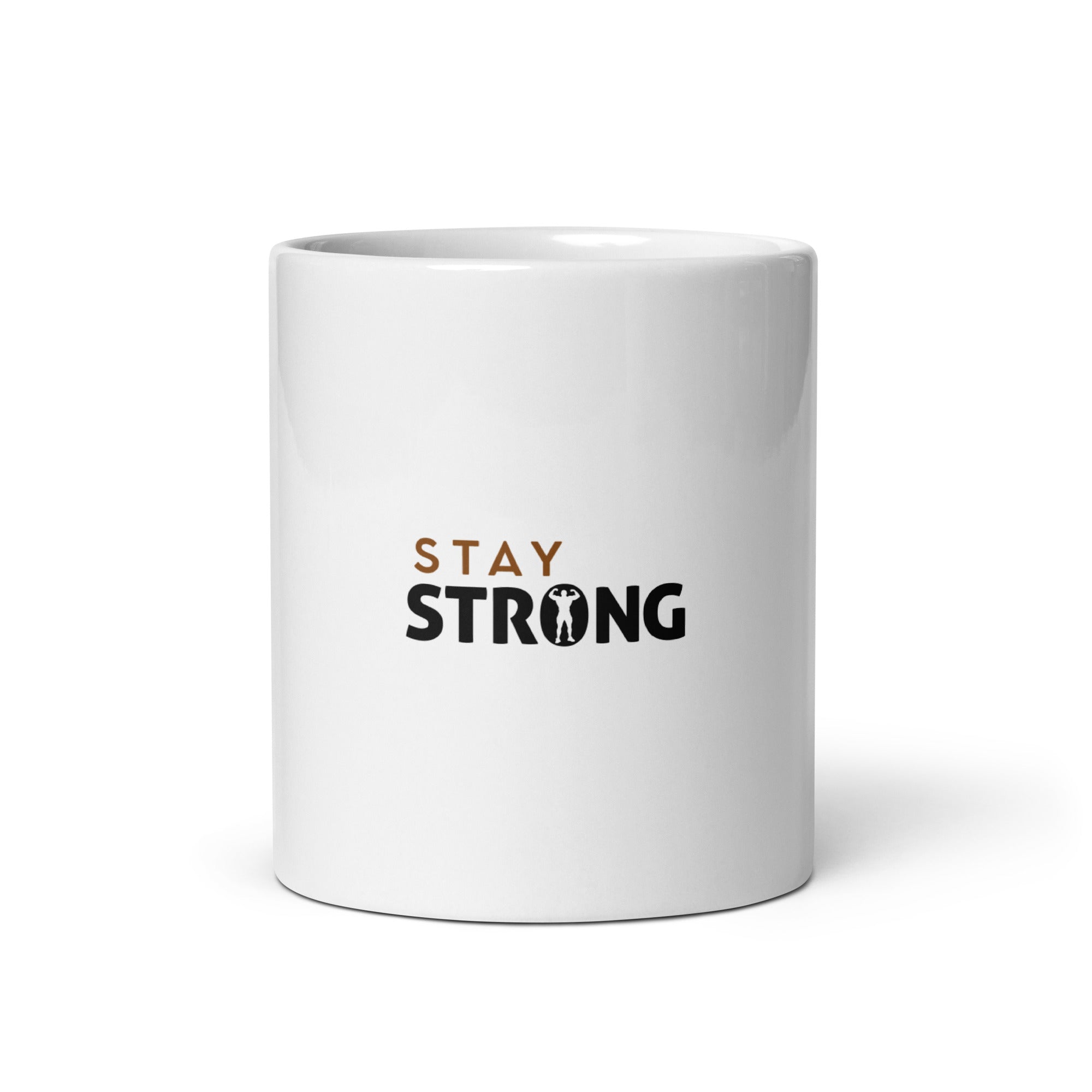 STAY STRONG - White glossy mug