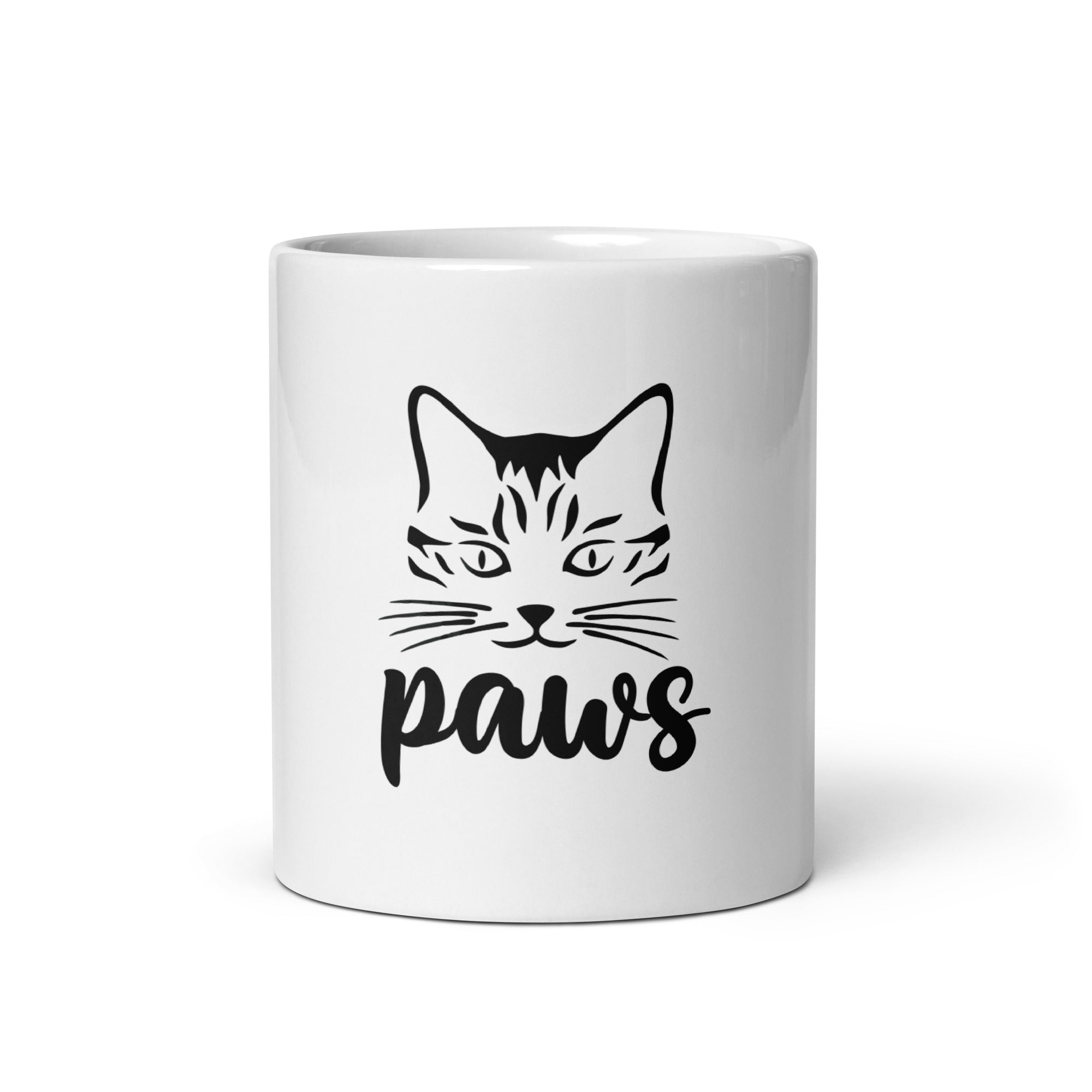 PAWS - White glossy mug