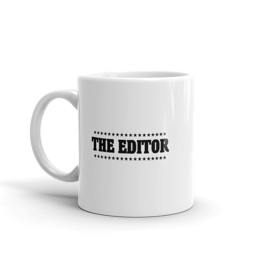 The Editor- White glossy mug