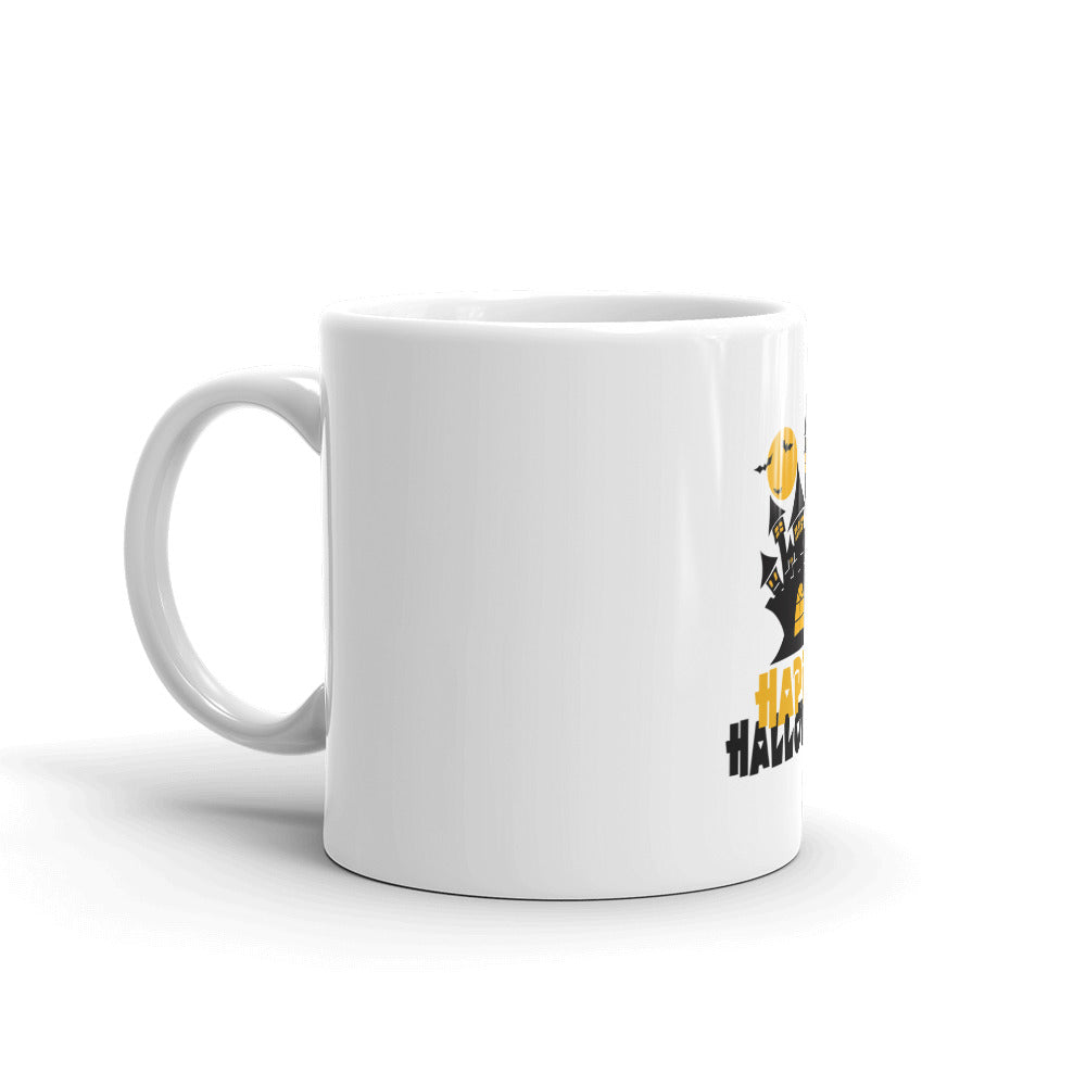 HAPPY HALLOWEEN - White glossy mug