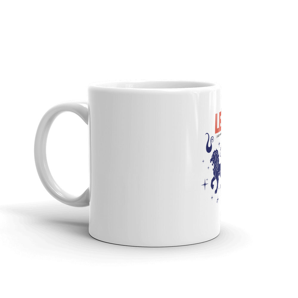 LEO - White glossy mug