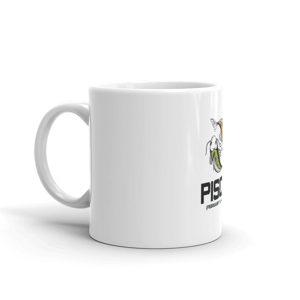 PISCES - White glossy mug