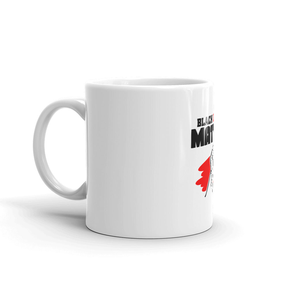 BLACK LIVES MATTER - White glossy mug