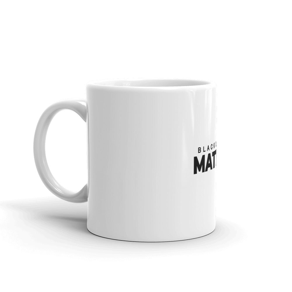 BLACK LIVES MATTER - White glossy mug