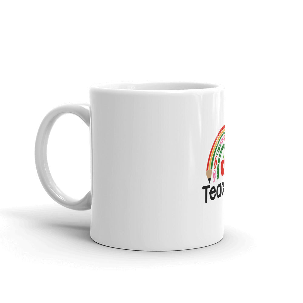 TEACHER - White glossy mug