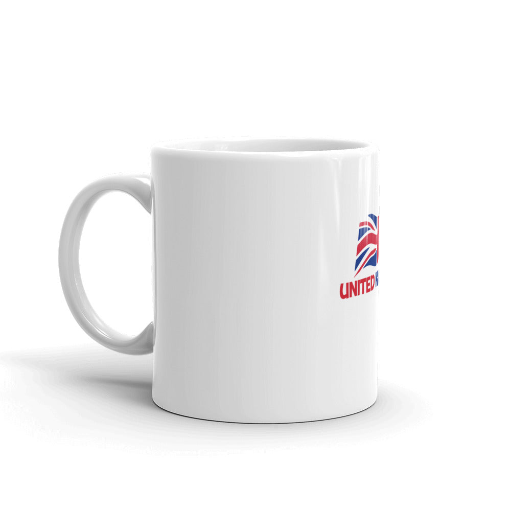 UNITED KINDOM - White glossy mug