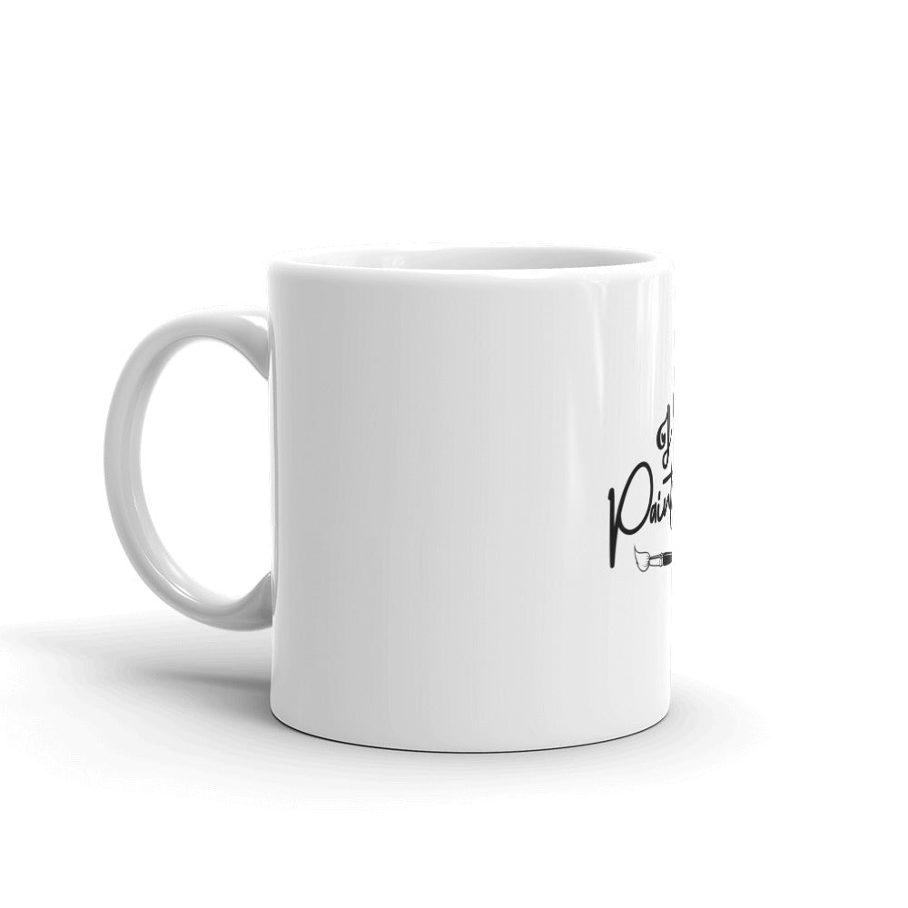 I LOVE PAINTING - White glossy mug