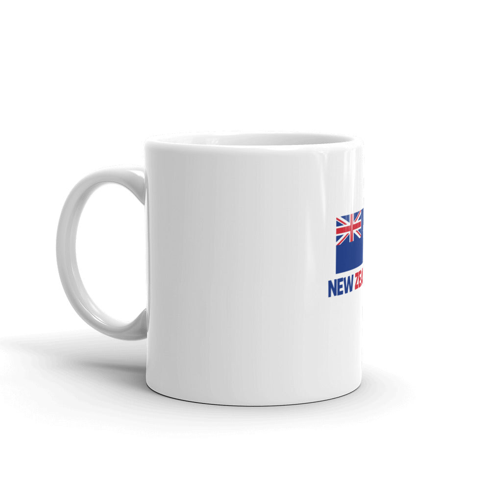 NEW ZEALAND - White glossy mug