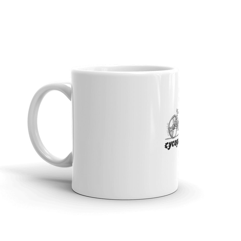 CYCOPATH - White glossy mug