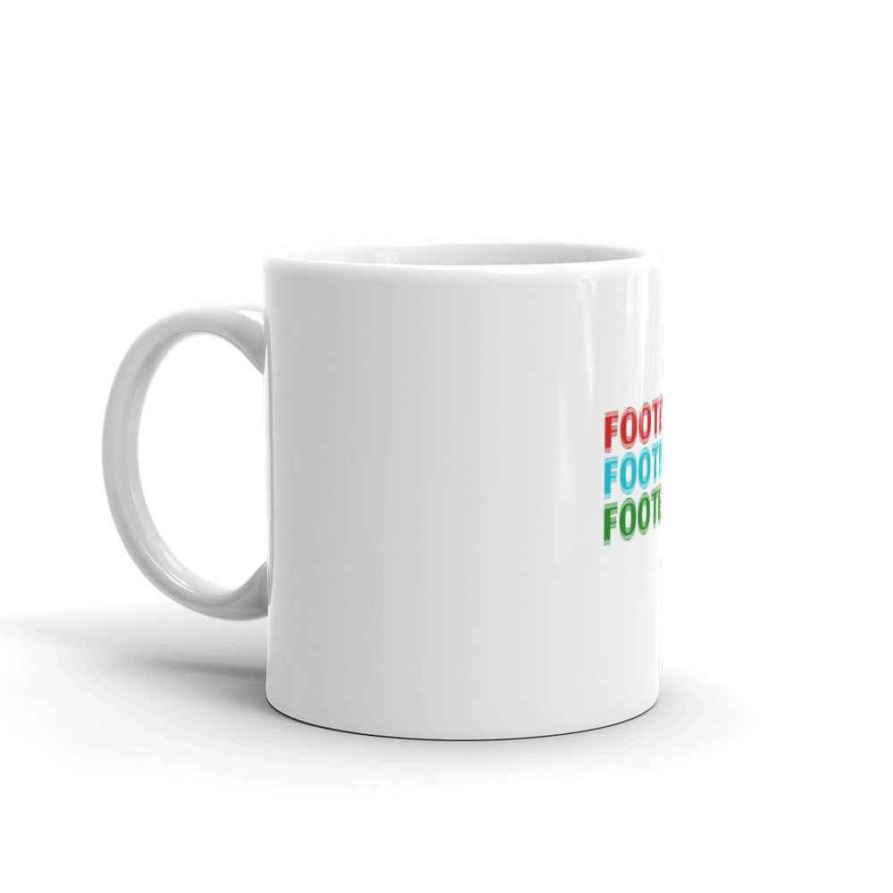 FOOTBALL - White glossy mug