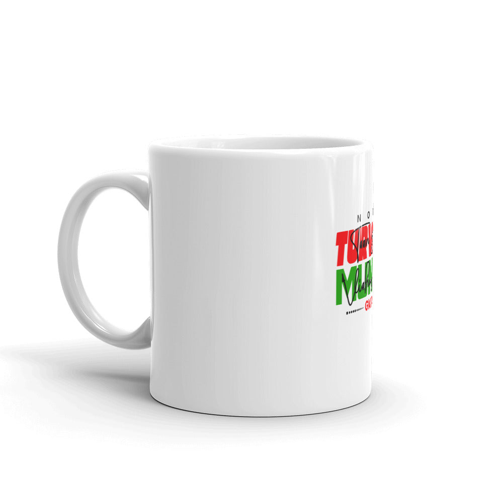 NOTE TURVAYA TAAN GAYA - White glossy mug