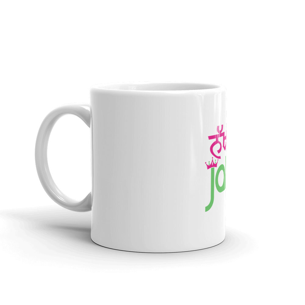 NAKHRO JATTI - White glossy mug