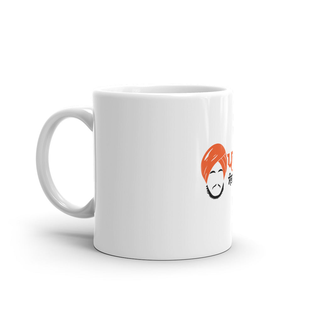 PAGRI SAMBHAL JATTA - White glossy mug