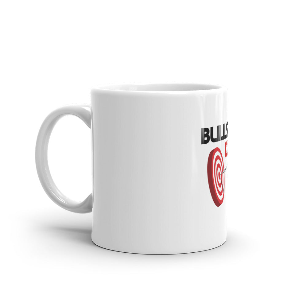 BULLS EYE CLUB - White glossy mug