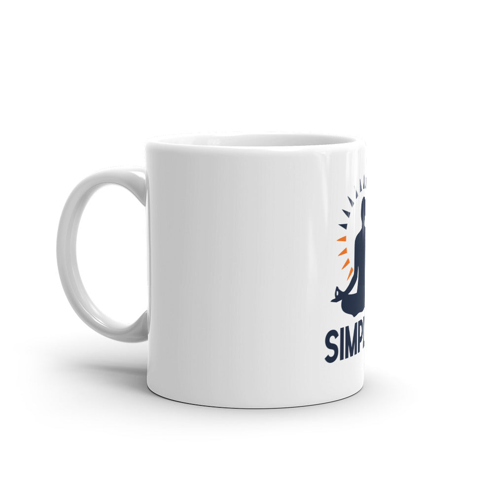 SIMPLIFY - White glossy mug