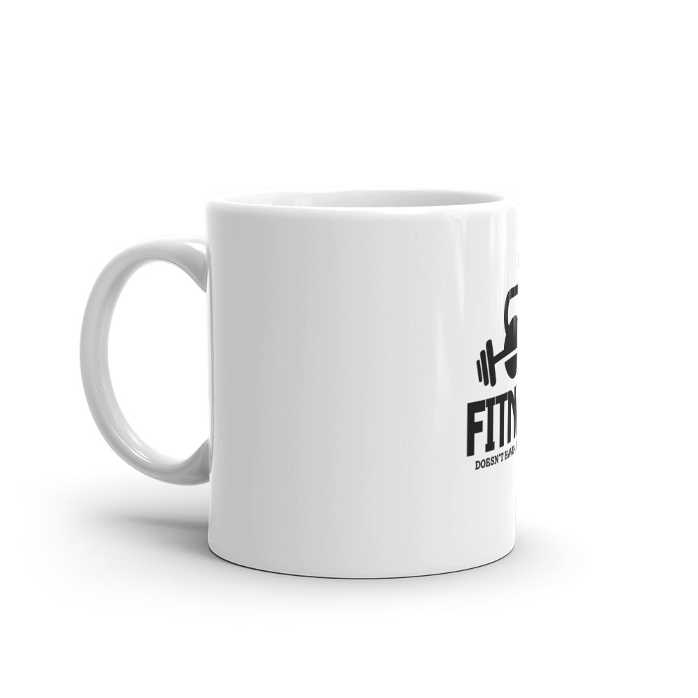 FITNESS - White glossy mug