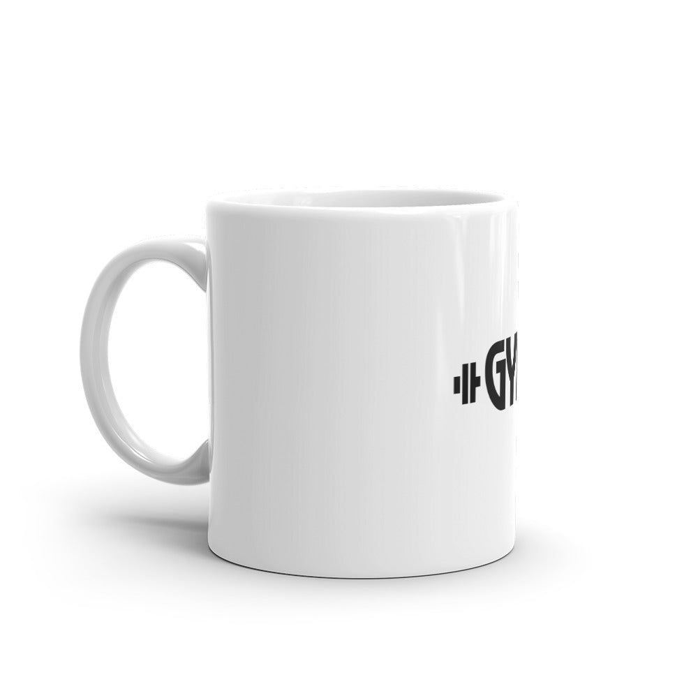 GYM - White glossy mug