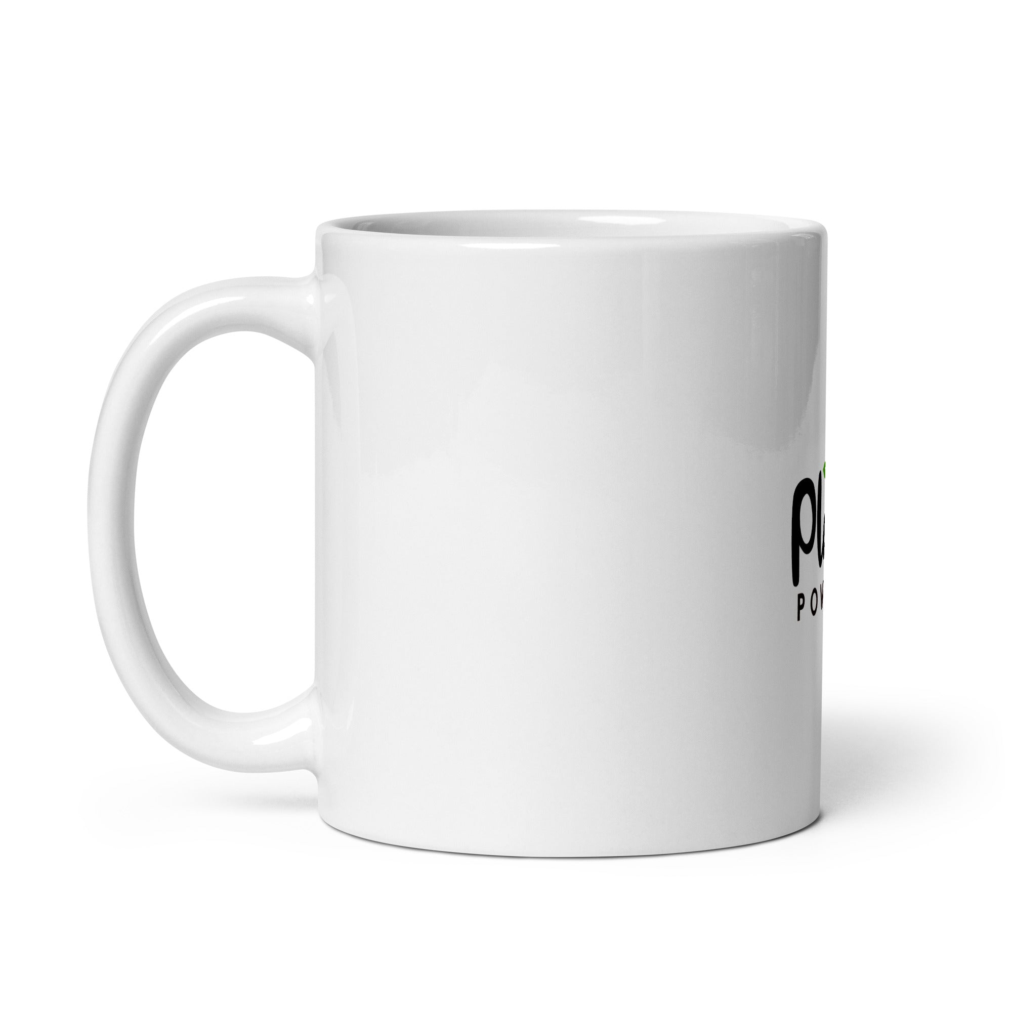 PLANT POWERED - White glossy mug