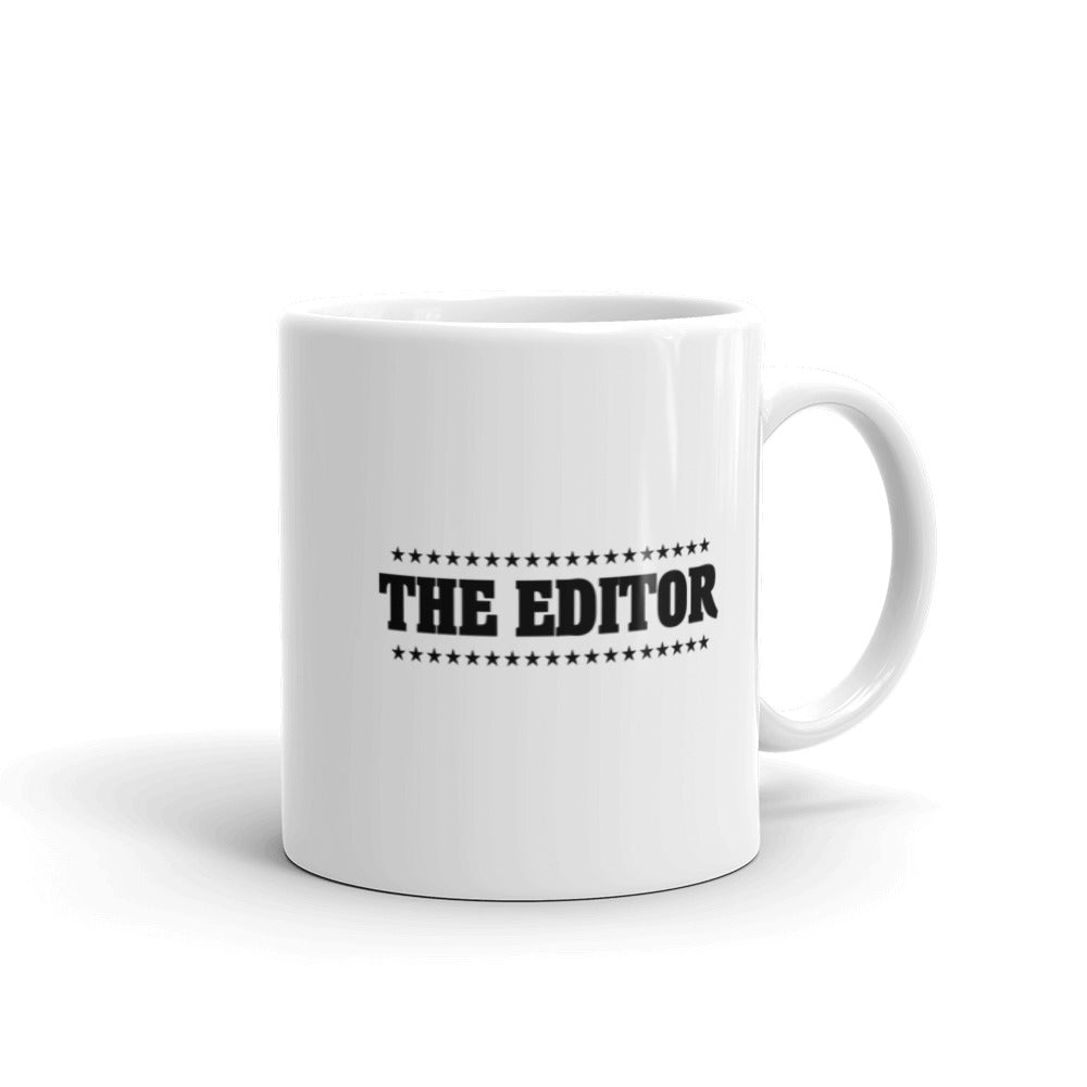 The Editor- White glossy mug