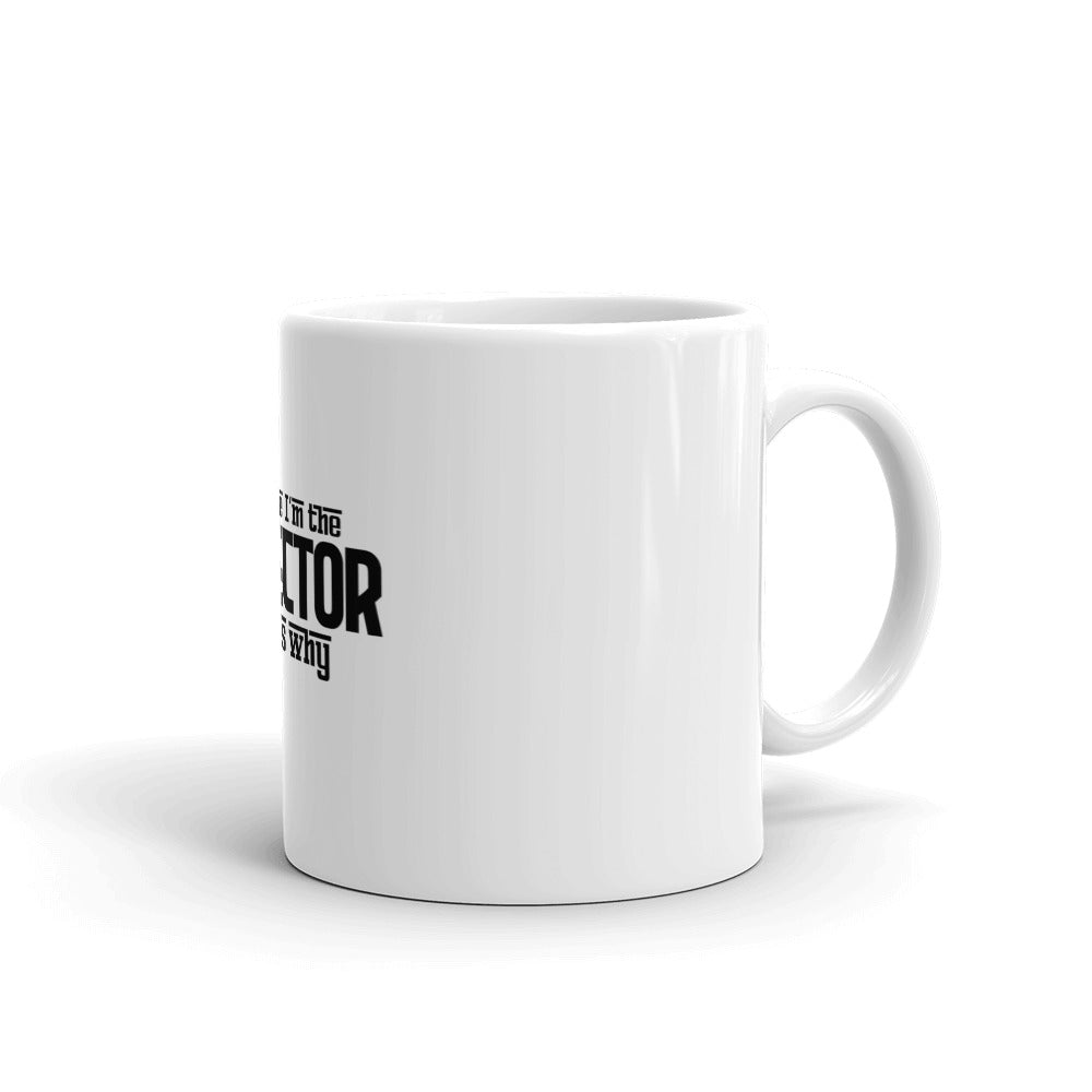 I'M THE DIRECTOR - White glossy mug