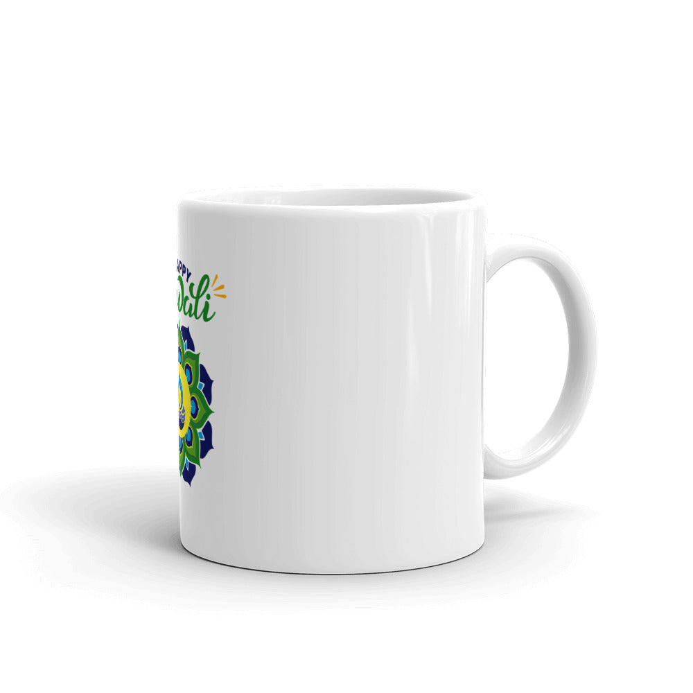 HAPPY DIWALI - White glossy mug