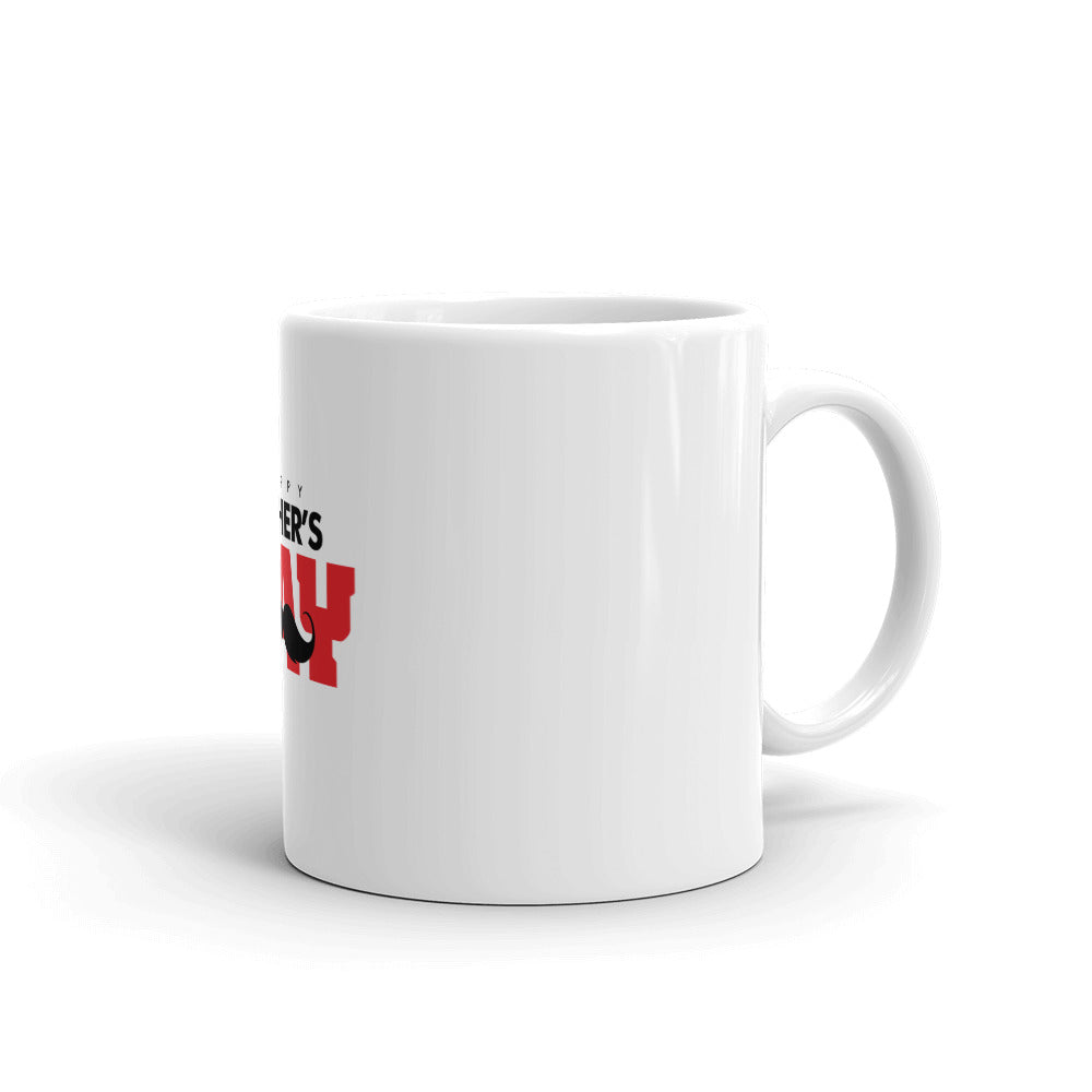 HAPPY FATHER'S DAY - White glossy mug