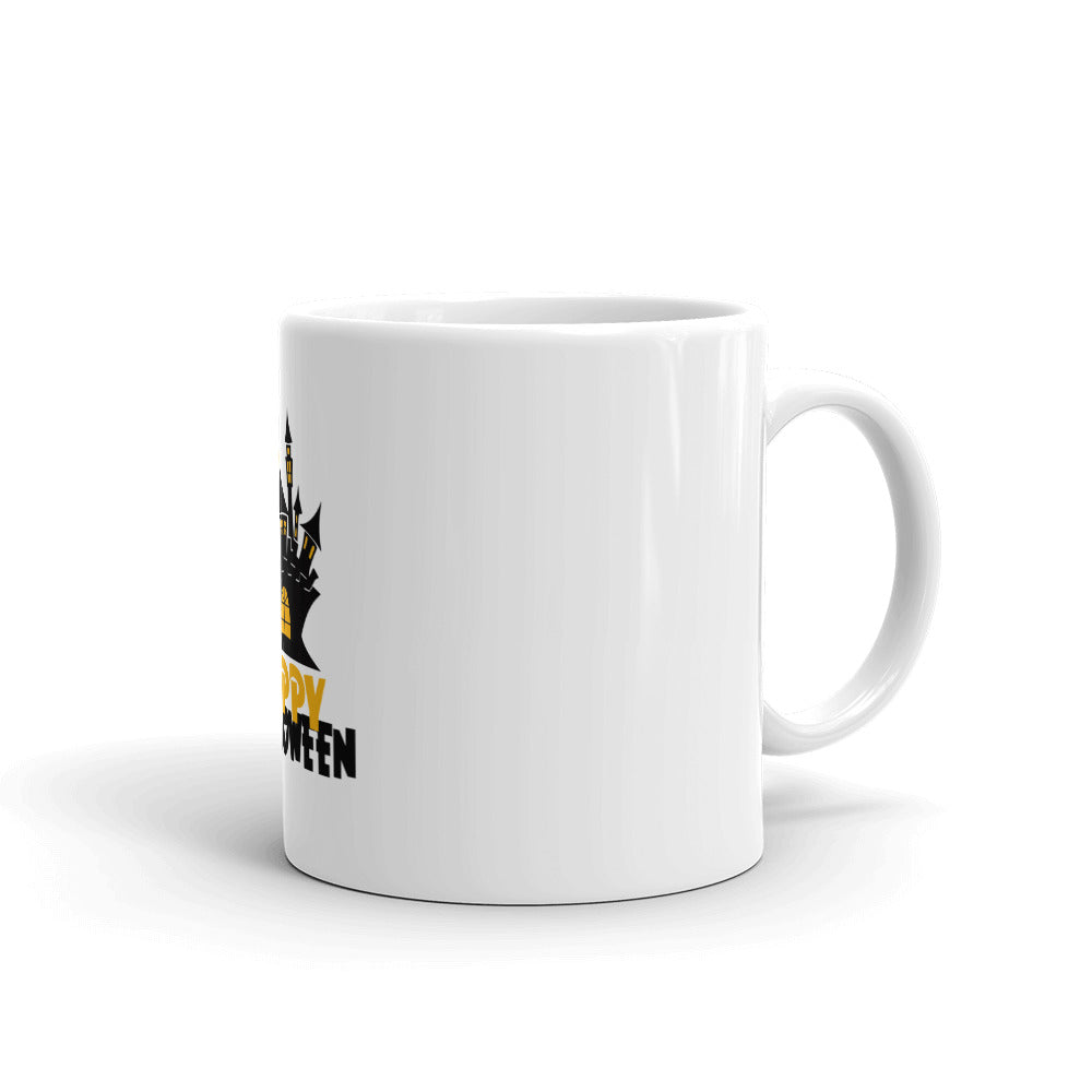 HAPPY HALLOWEEN - White glossy mug