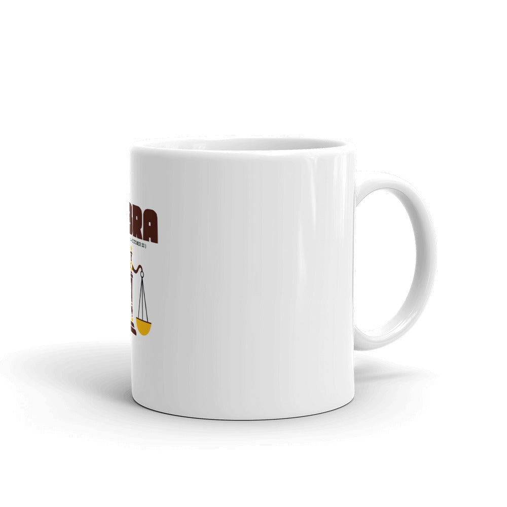 LIBRA - White glossy mug