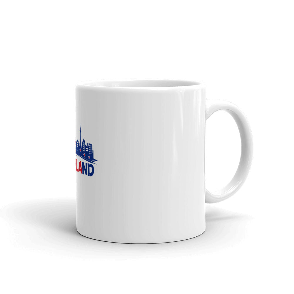 AUCKLAND - White glossy mug