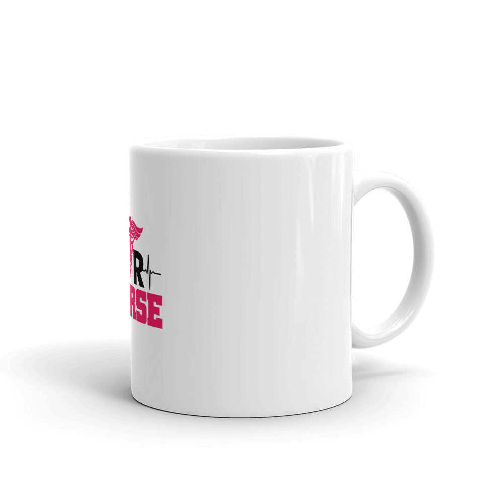 ER NURSE - White glossy mug