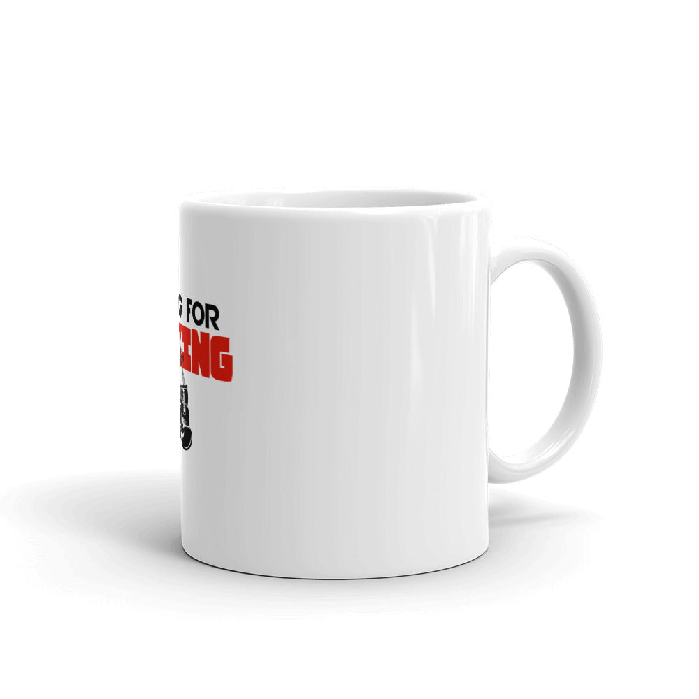 LIVING FOR BOXING - White glossy mug