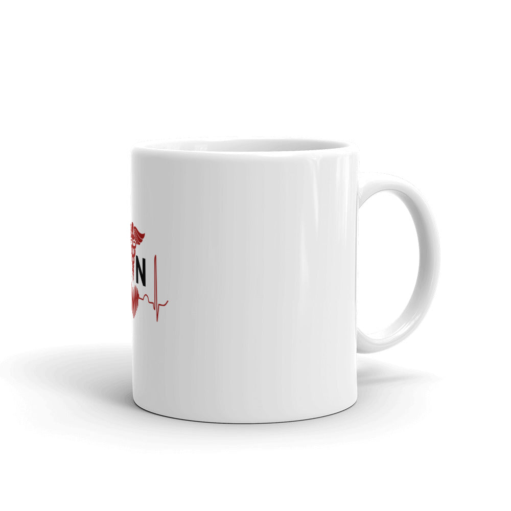 REGISTER NURSE - White glossy mug