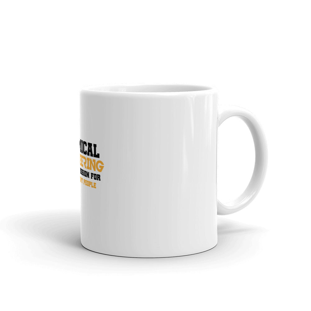 CHEMICAL ENGINEERING - White glossy mug