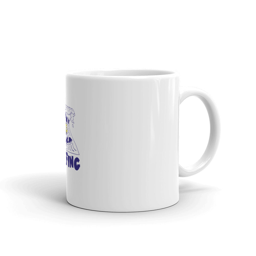 SURFING - White glossy mug