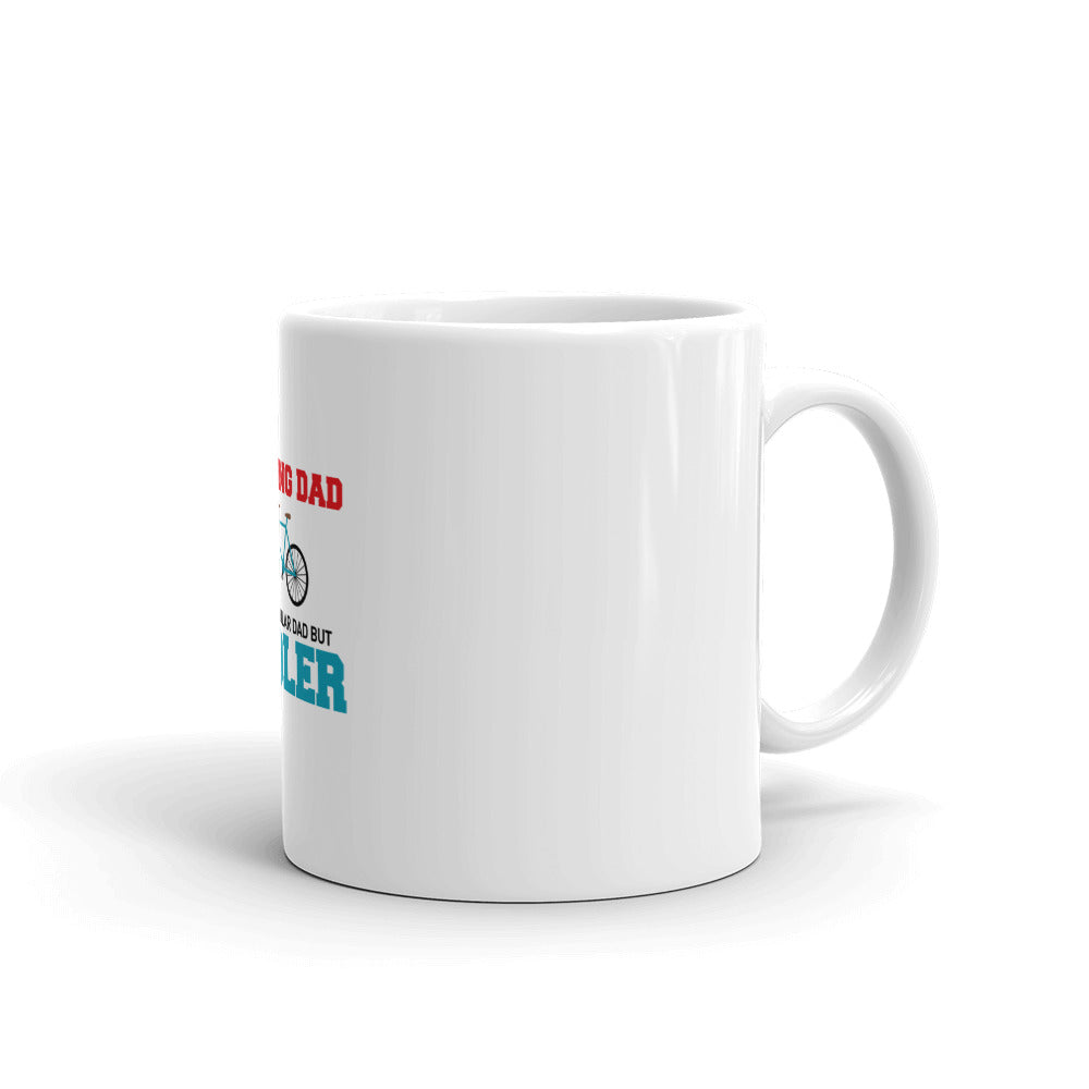 CYCLING DAD - White glossy mug