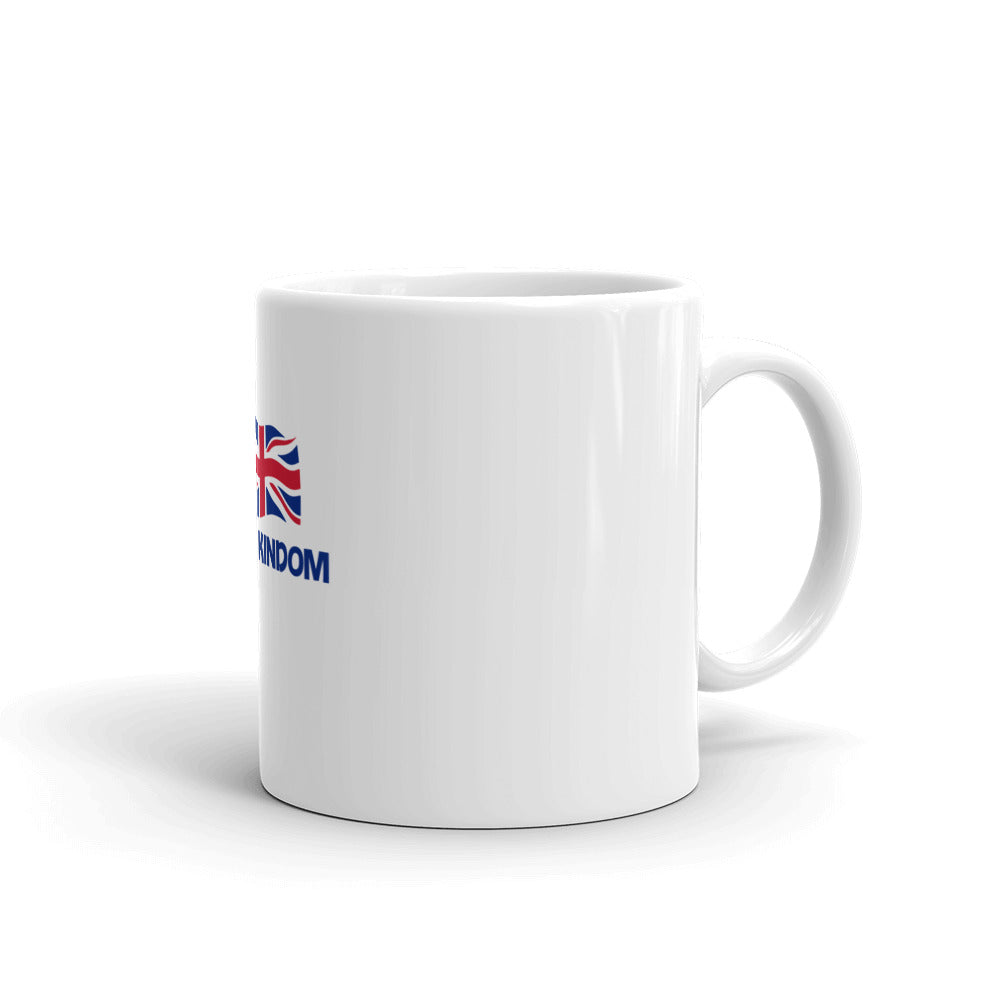 UNITED KINDOM - White glossy mug