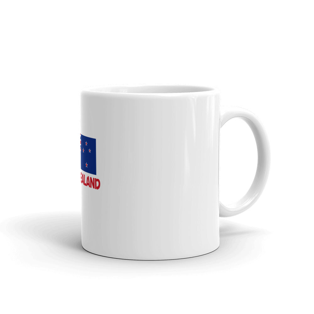 NEW ZEALAND - White glossy mug