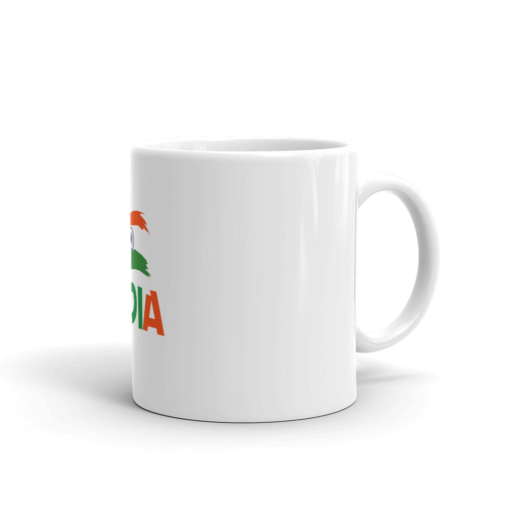 INDIA - White glossy mug