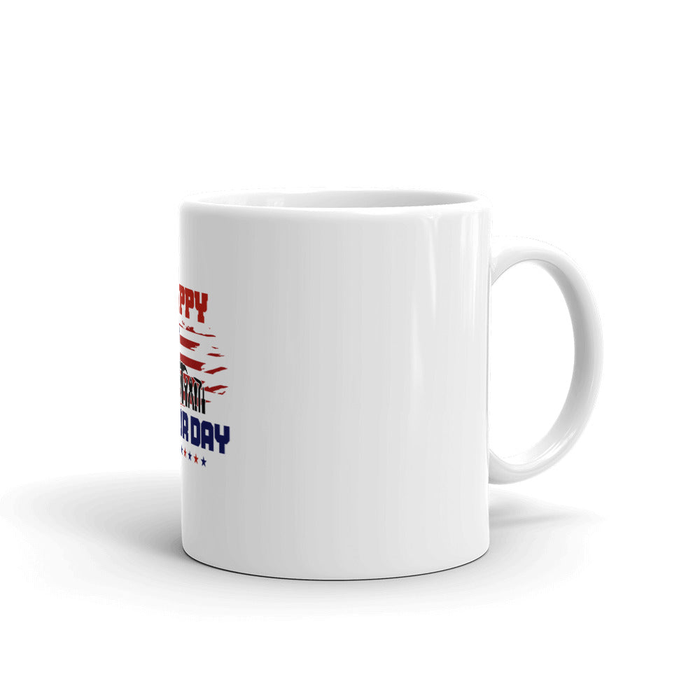 HAPPY LABOR DAY - White glossy mug