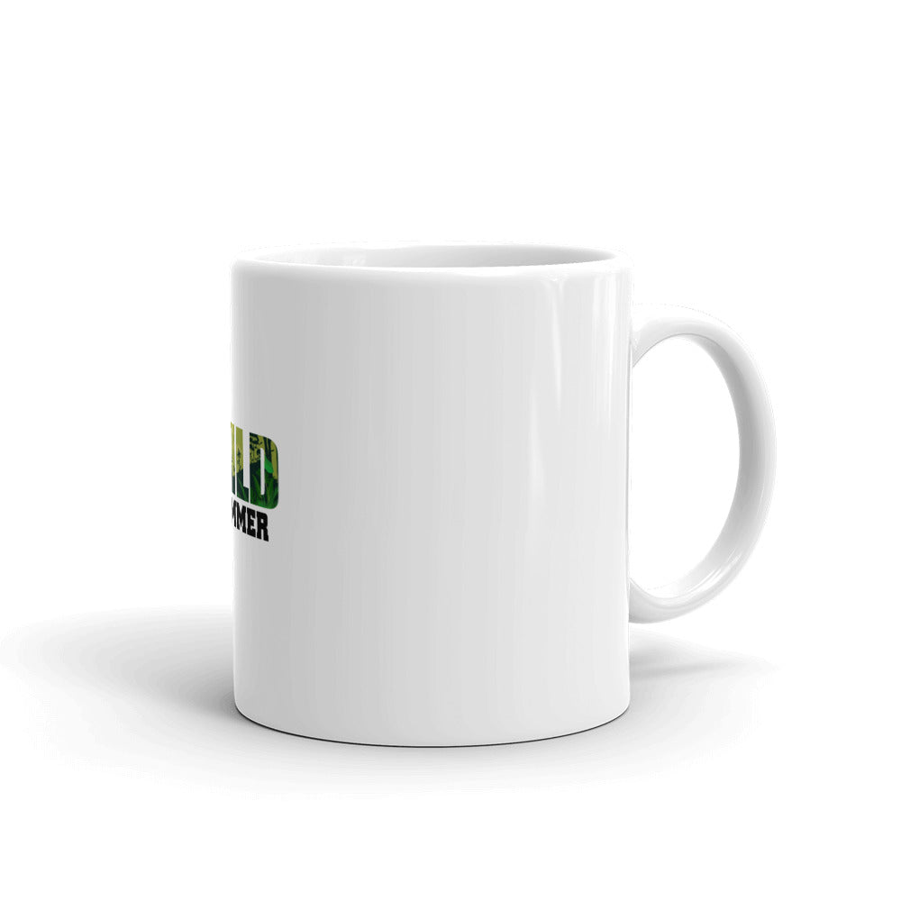 WILD SWIMMER - White glossy mug