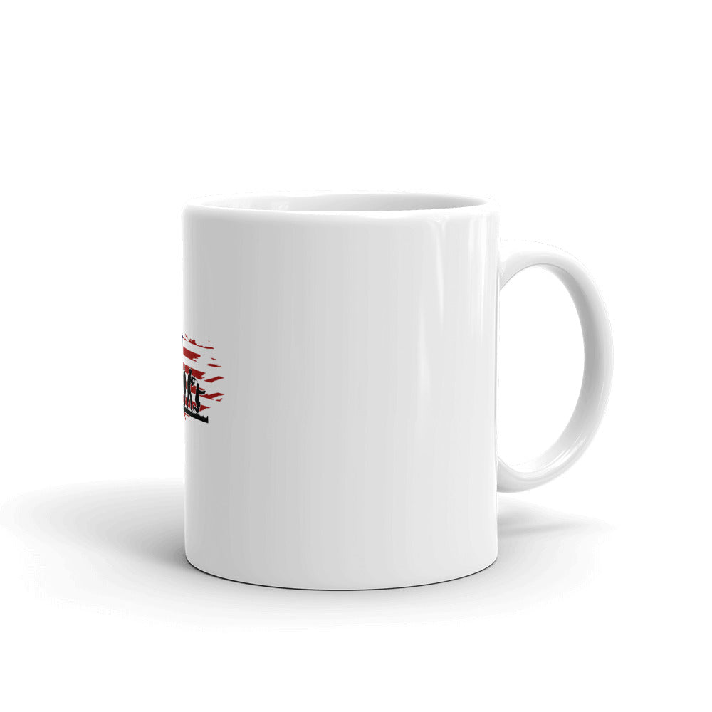 AMERICAN SOLDIERS - White glossy mug