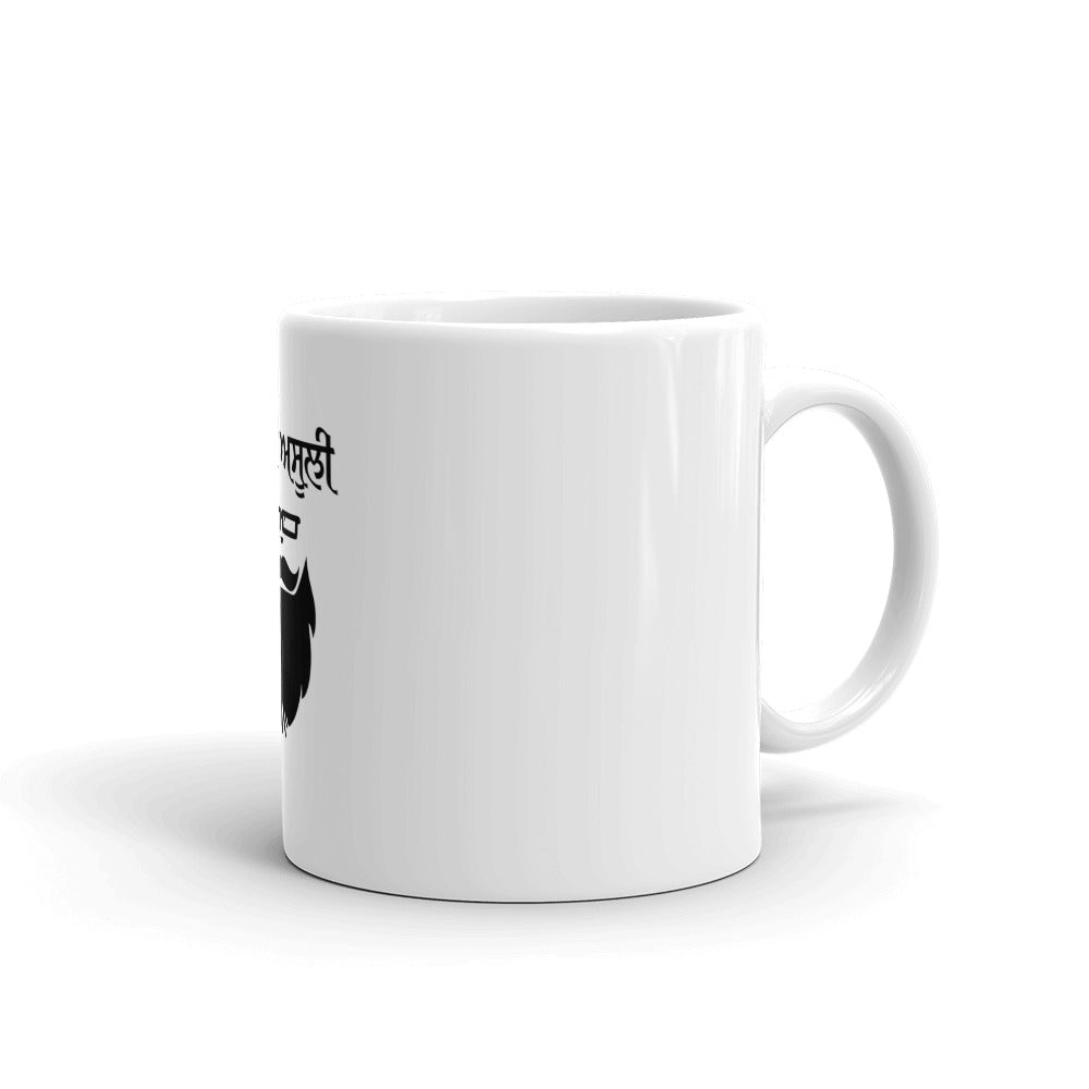 ADAB ASOOLI - White glossy mug