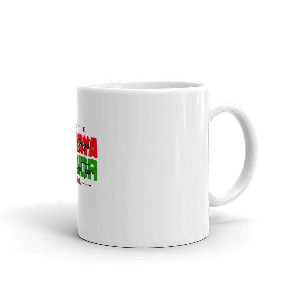 NOTE TURVAYA TAAN GAYA - White glossy mug