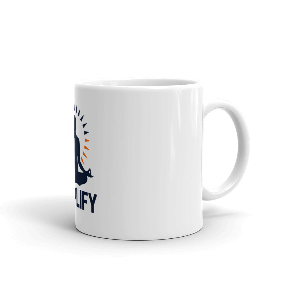 SIMPLIFY - White glossy mug