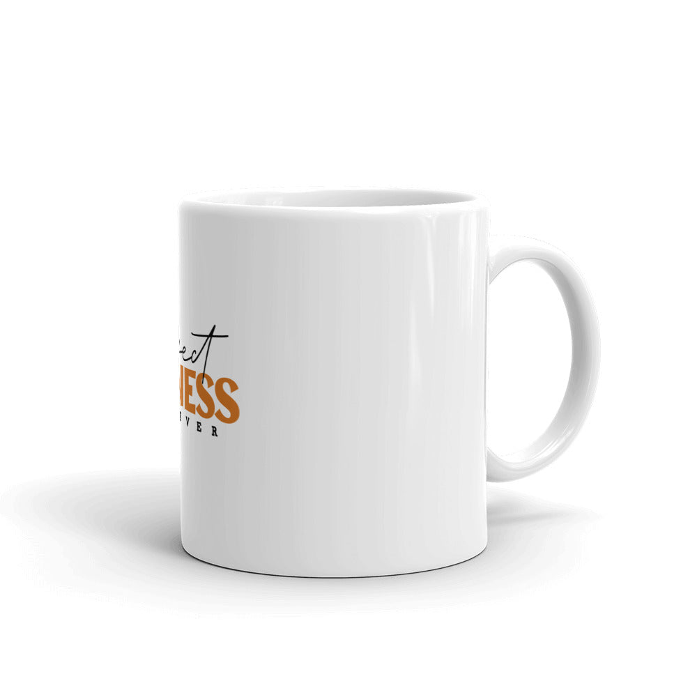 PERFECT FITNESS FOREVER - White glossy mug